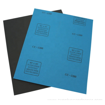 Blue Wet Dry Sanding Waterproof Sheet Latex Paper